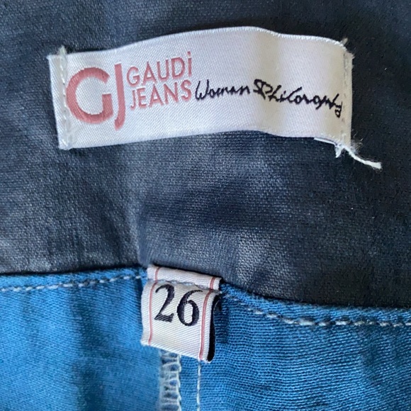 Gaudi Jeans in dark ink blue with satin finish - Picture 2 of 7